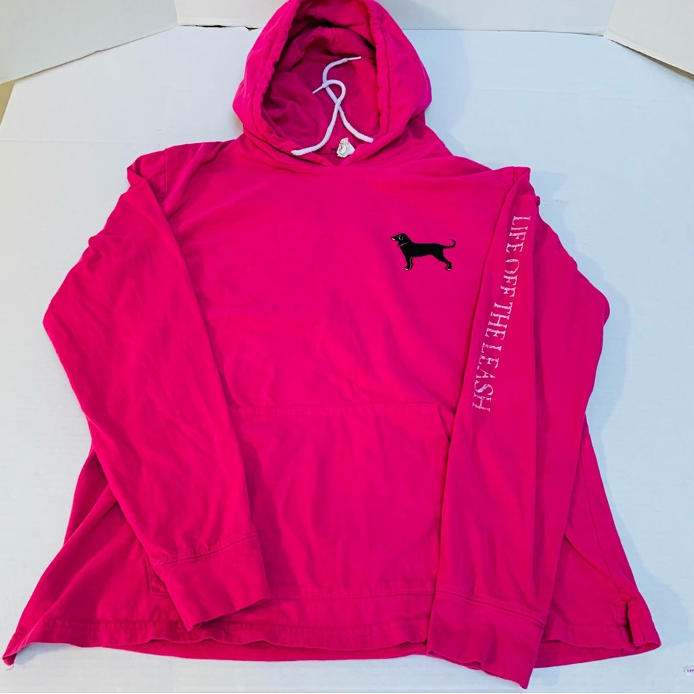 The Black Dog Pink Hoodie Women’s Size L
